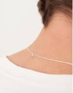 sterling silver star pendant necklace in silver