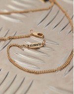 all seeing eye square pendant chain necklace in gold