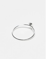 shell ring in sterling silver