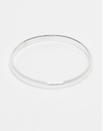 dainty band ring in sterling silver