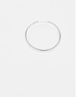 dainty band ring in sterling silver