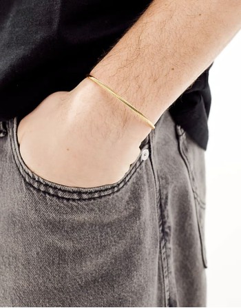 twisted rope cuff bangle in 18k gold plated