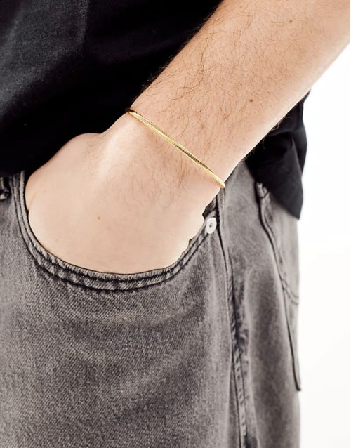 twisted rope cuff bangle in 18k gold plated