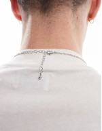 St. Christopher pendant necklace in silver