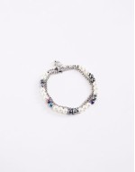 festival faux pearl 2 pack bracelet in multi
