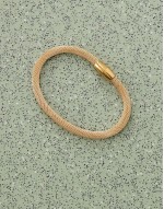 textured bracelet with magnetic clasp in gold