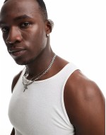 ear cuff with caged design in silver tone