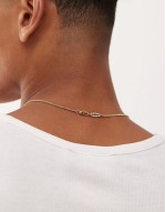 starfish pendant chain necklace in gold